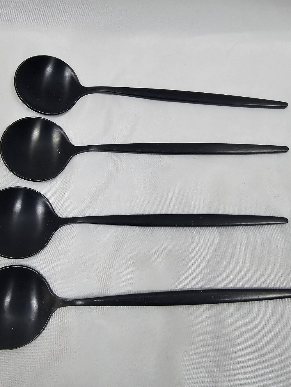 Cutipol Moon Flatware Black Matte Spoons